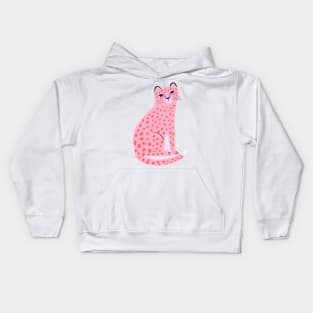 Pink Cheetah Kids Hoodie